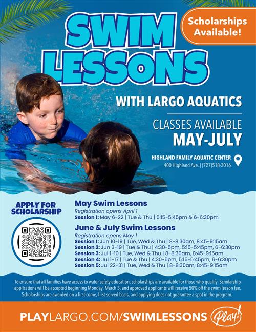 Swim Lessons at Largo Aquatics